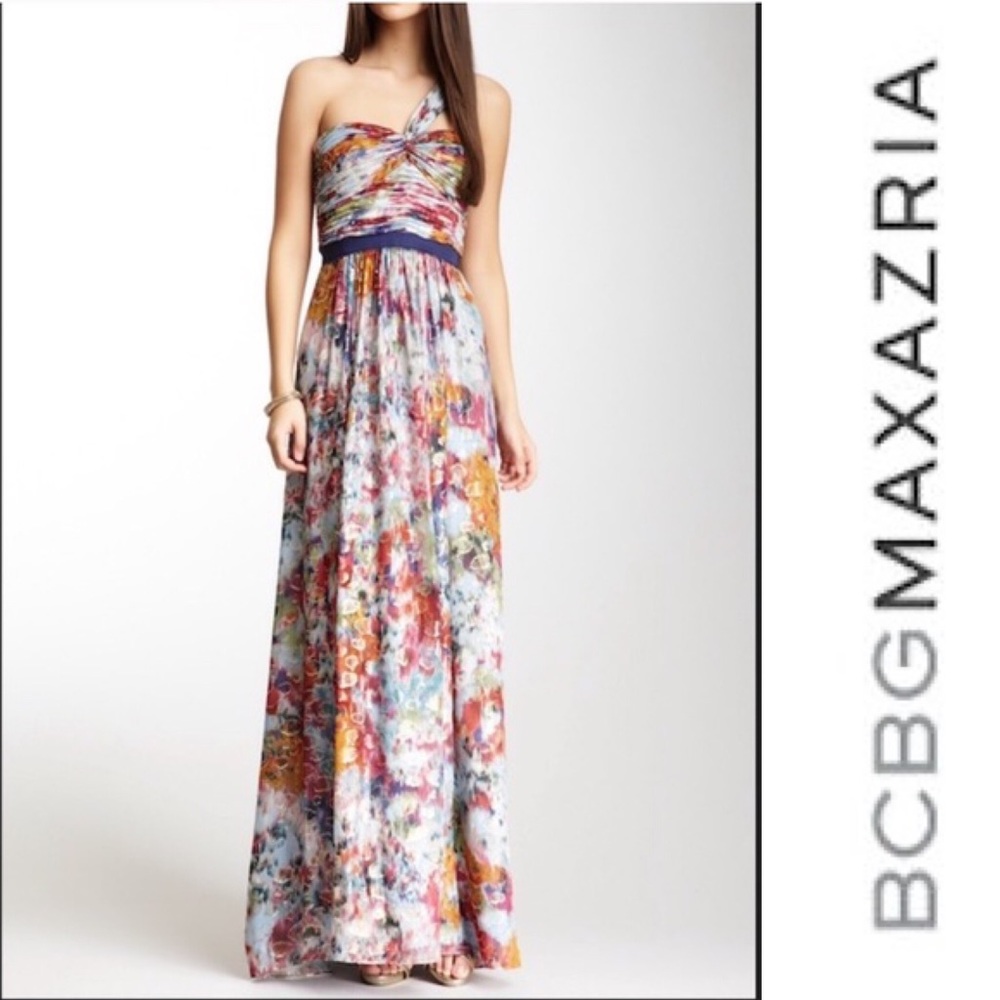 BCBG Maxazria Multicolored Formal Dress